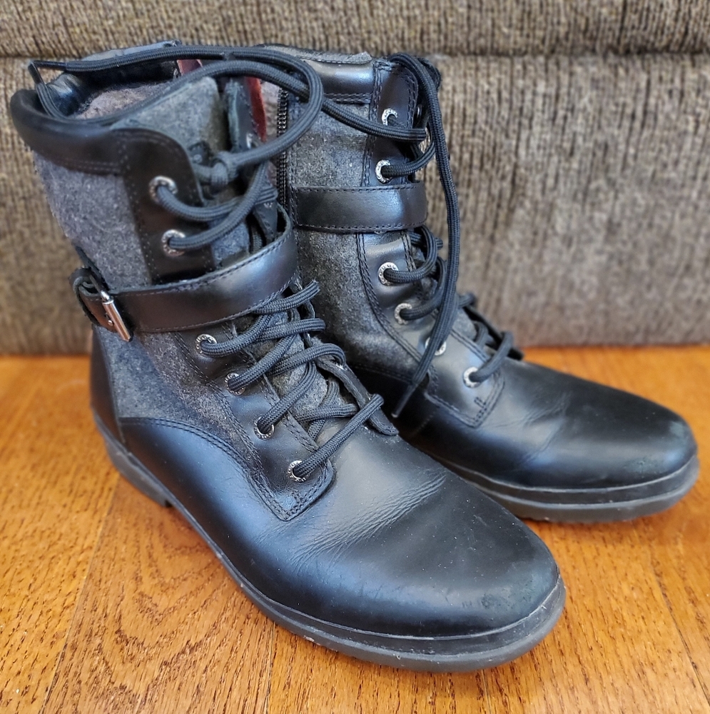 UGG Black and Gray Women's Boots Sz 9